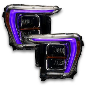 Ford F-150 Headlight DRL Upgrade Kit - ORACLE Lighting - ColorSHIFT RGB+W - `21-`22